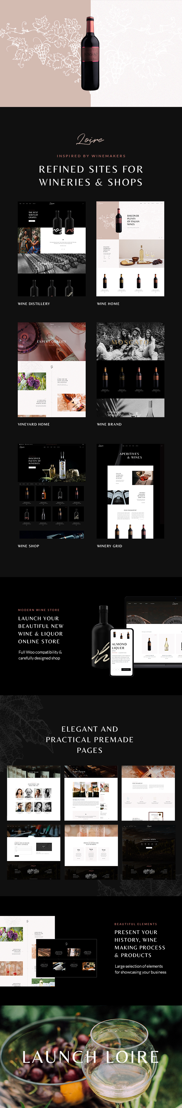 Loire - Winery and Wine Store Theme - 3